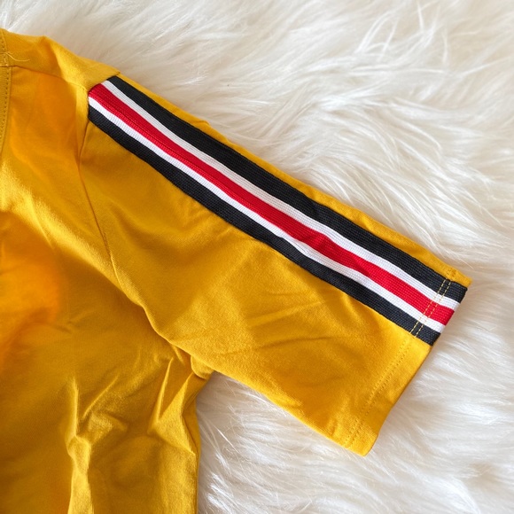 Ambiance Women’s Striped Sleeve Bodysuit in S/M/L - Picture 3 of 4